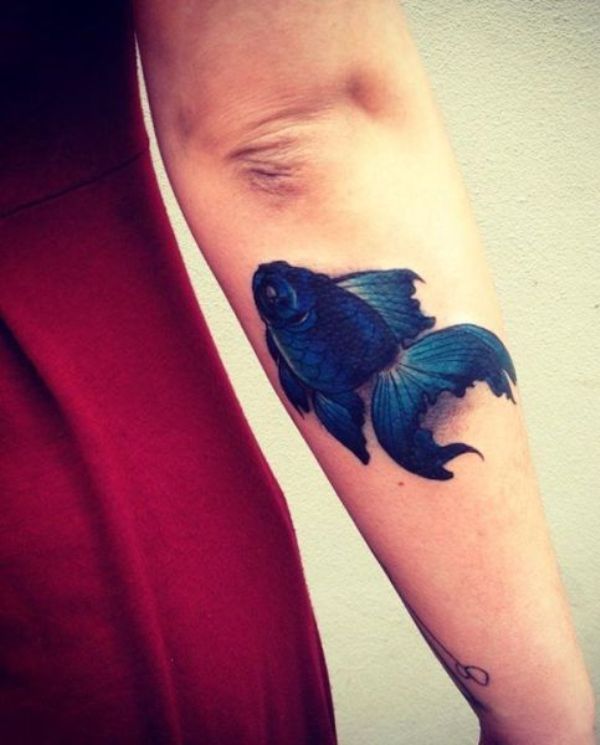 Simple Fish Tattoo