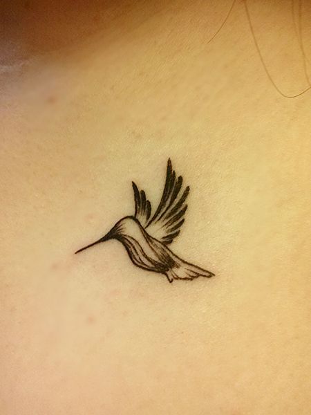 Simple Hummingbird Tattoos