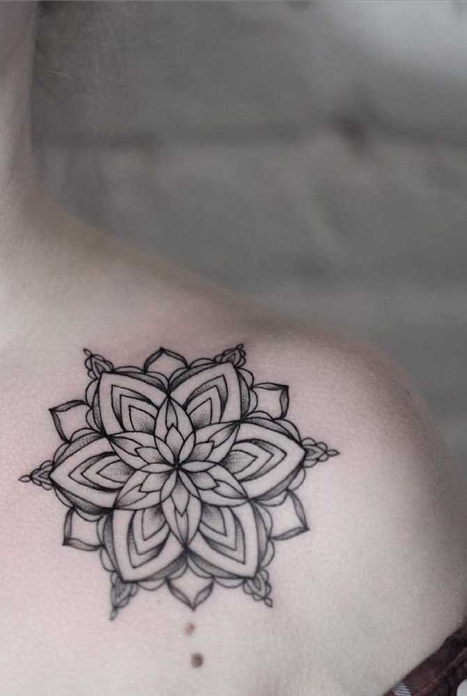 Simple Mandala Tattoo