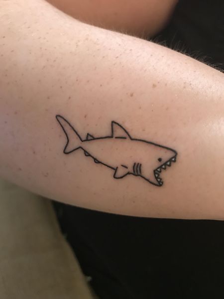 Simple Shark Tattoos