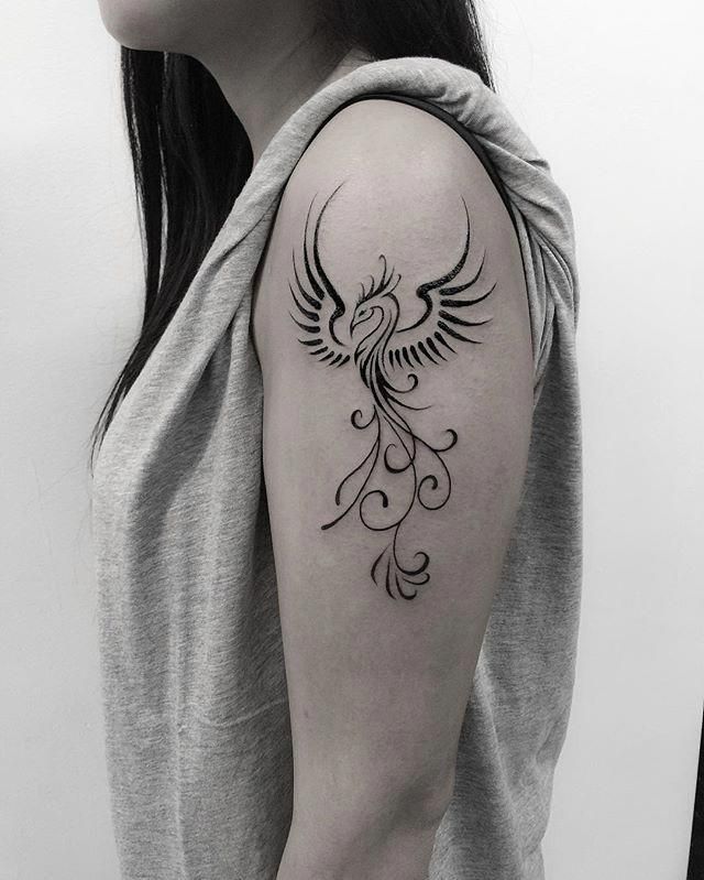 Simple Shoulder Tattoo