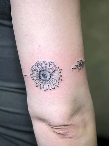 Simple Sunflower Tattoo 1