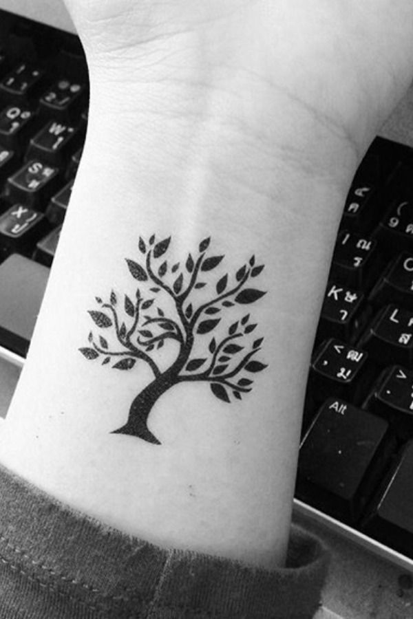 Simple Tree Tattoo