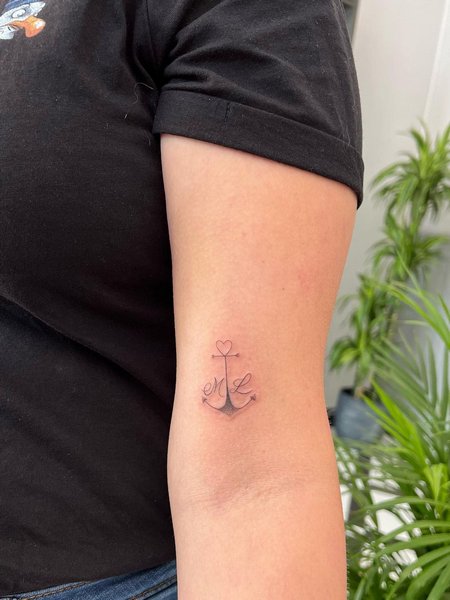 Small Anchor Tattoo