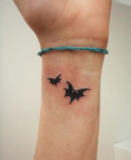 Small Bat Tattoos