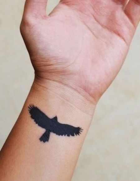 Small Hawk Tattoos