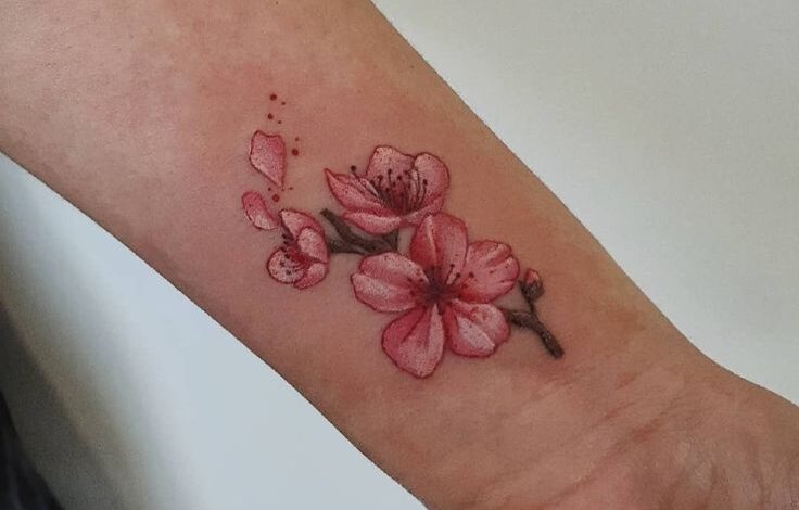 Small Hibiscus Tattoo