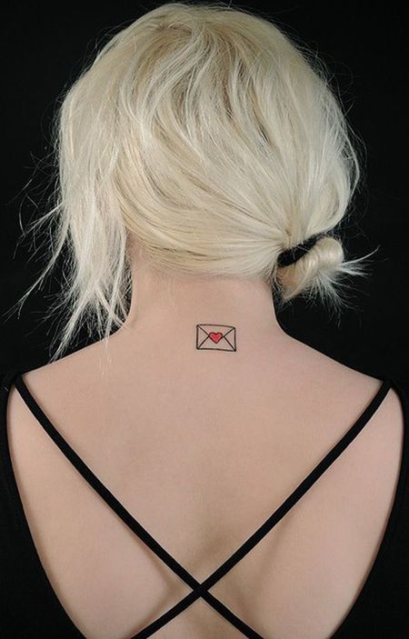 Small Neck Tattoo 1