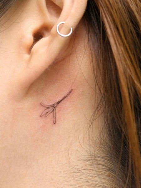 Small Neck Tattoo