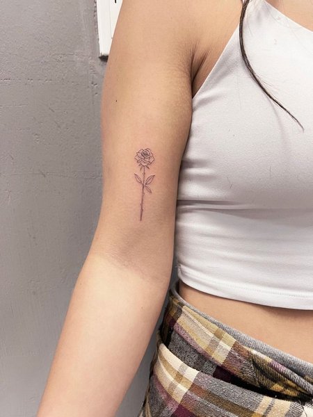 Small Rose Tattoo