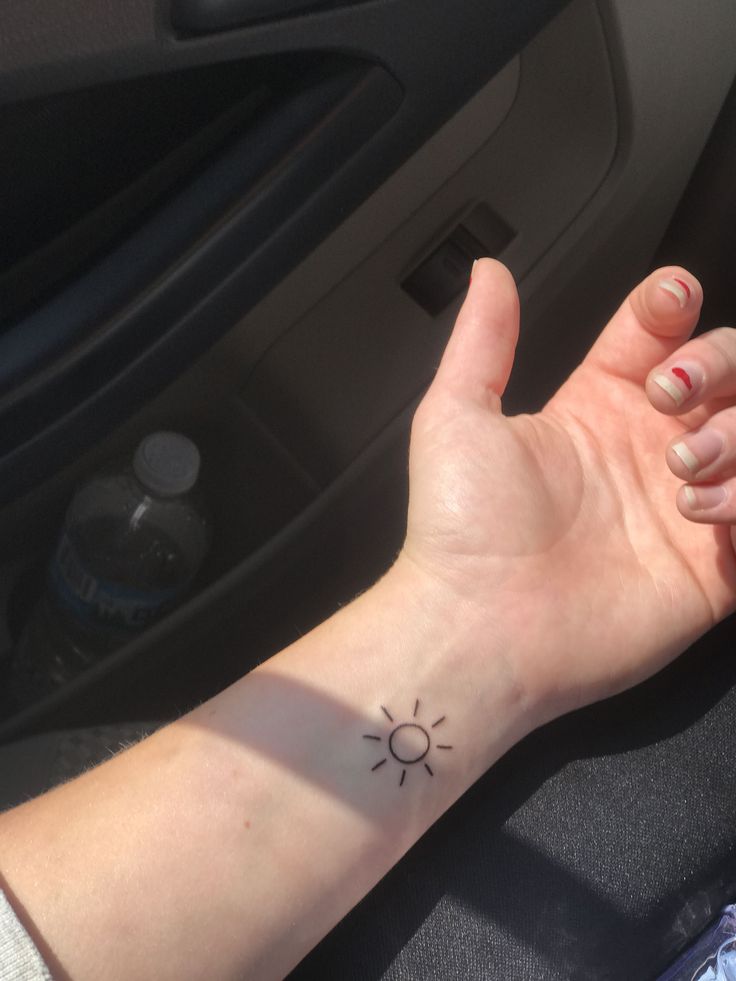 Small Sun Tattoos