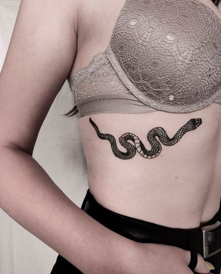 Snake Rib Tattoo