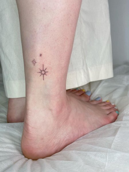 Star Ankle Tattoo