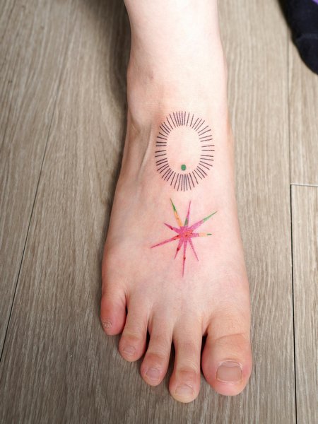 Star Foot Tattoo