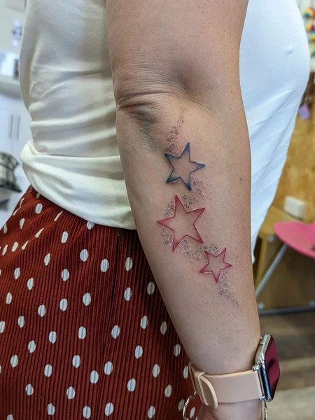 Star Forearm Tattoo