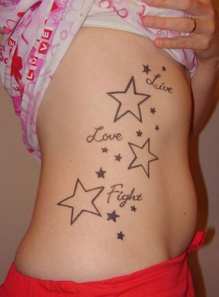 Star Rib Tattoo