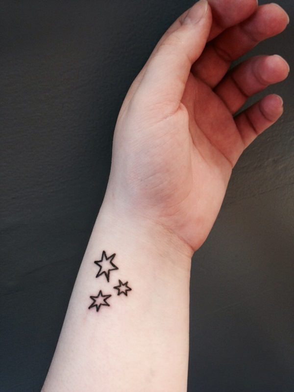 Star Tattoo on the Wrist