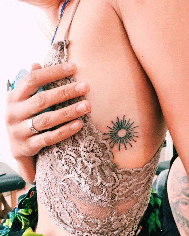 Sun Rib Tattoos