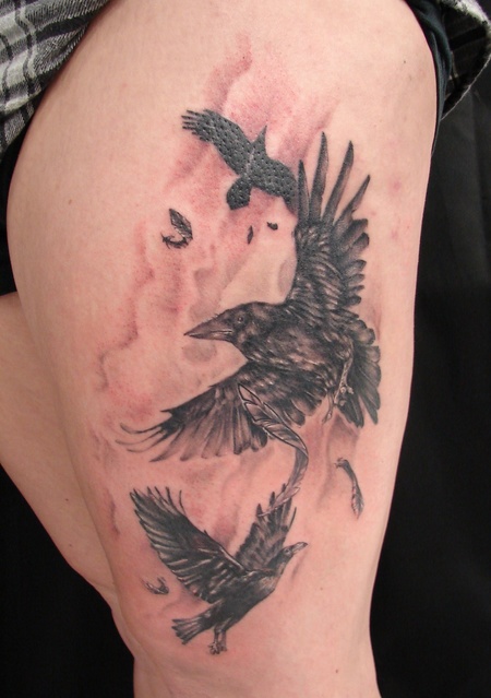Three Raven Tattoo