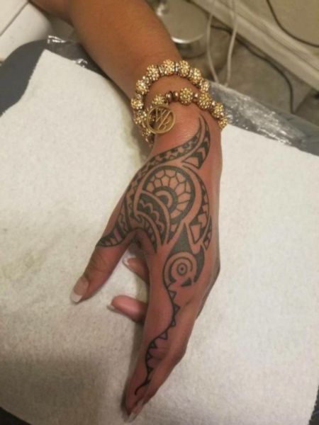 Tribal Hand Tattoos For Women
