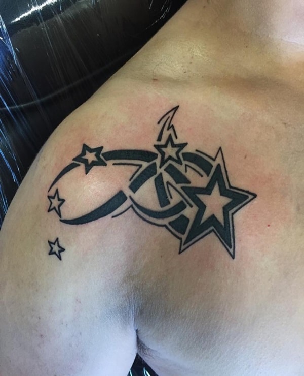 Tribal Star Tattoo