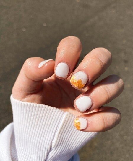 White Revel Nails