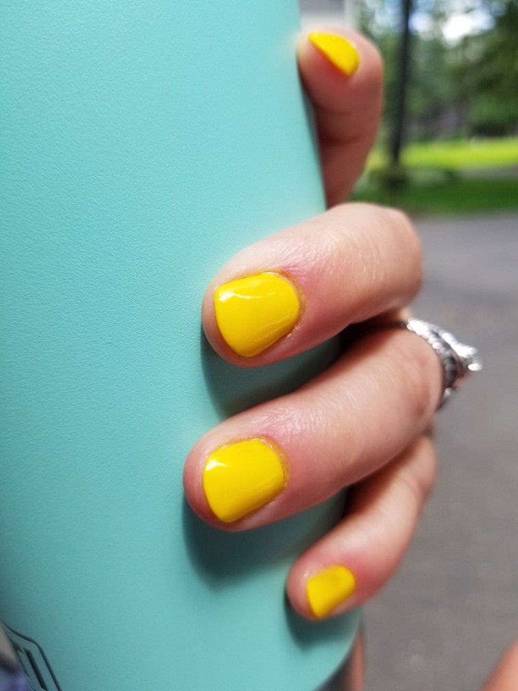 Yellow Revel Nails