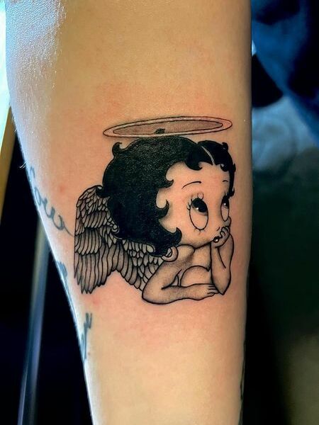 Angel Betty Boop Tattoo