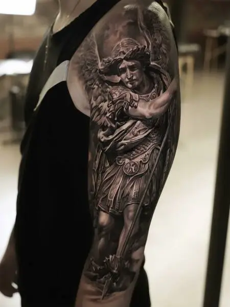 Angel Sleeve Tattoo