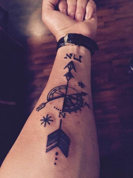 Arrow Tattoo Forearm