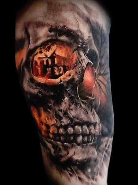 Badass Skull Tattoo