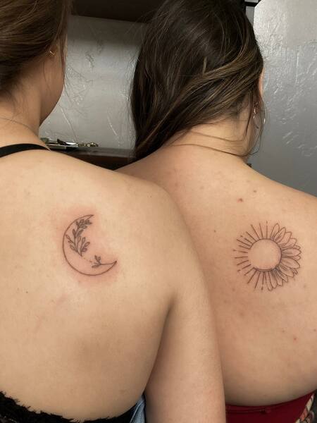 Best Friend Back Tattoos