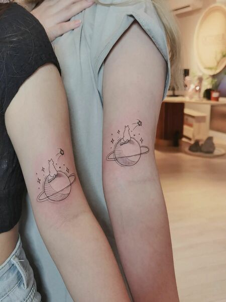 Best Friend Planet Tattoos