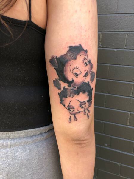 Betty Boop Love Tattoo