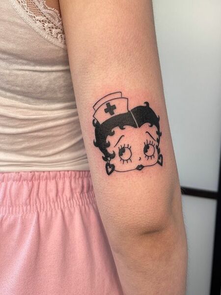 Betty Boop Nurse Tattoo