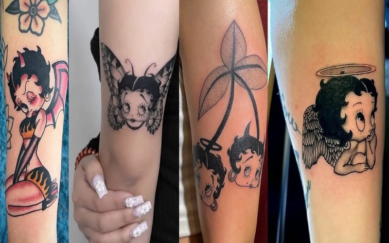 Betty Boop Tattoos