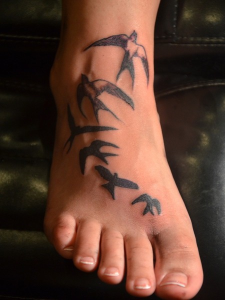 Bird Foot Tattoo