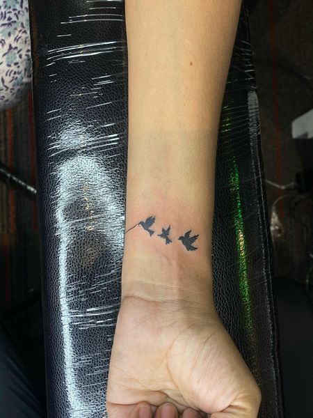 Bird Wrist Tattoo