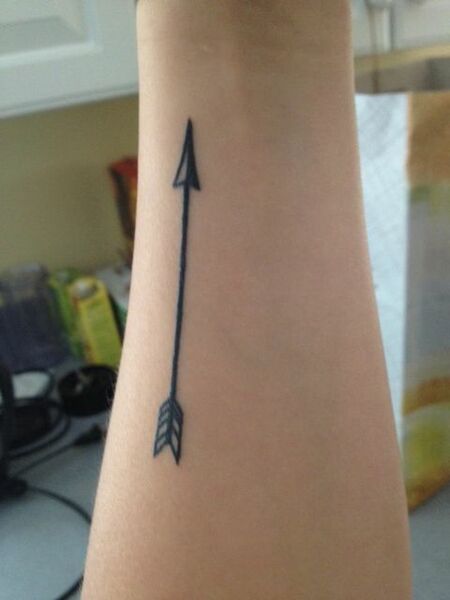 Black Arrow Tattoo