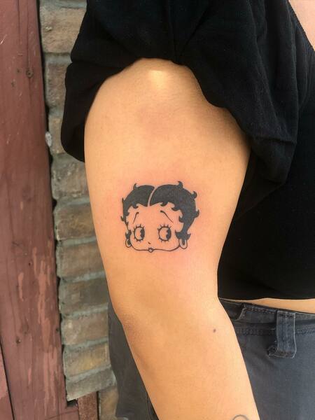 Black Betty Boop Tattoo