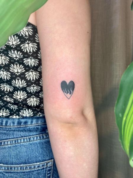 Black Heart Tattoo