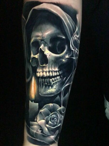 Black Skull Tattoo