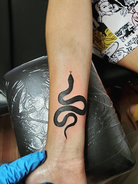 Black Snake Tattoo