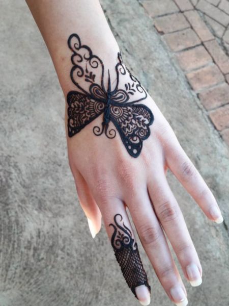 Butterfly Henna Tattoo