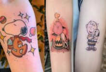 Charlie Brown And Snoopy Tattoos