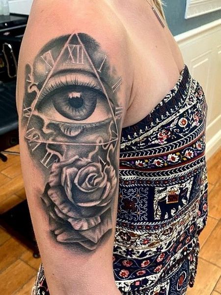 Clock Tattoos For Women