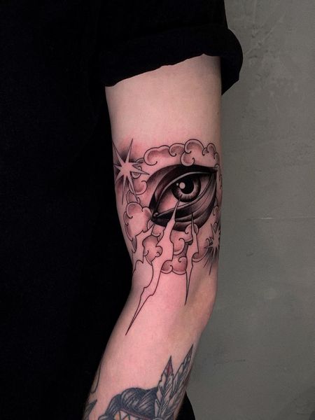 Cloud Eye Tattoo