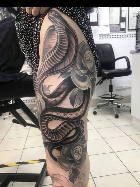 Cool Snake Tattoo