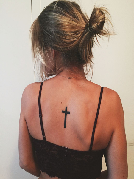Cross Back Tattoos
