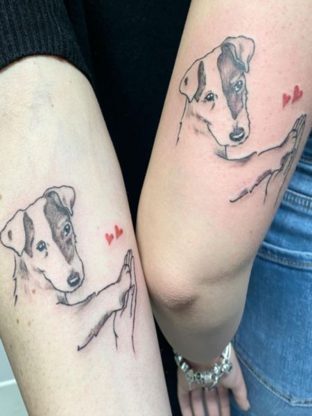 Cute Mother Daughter Tattoo